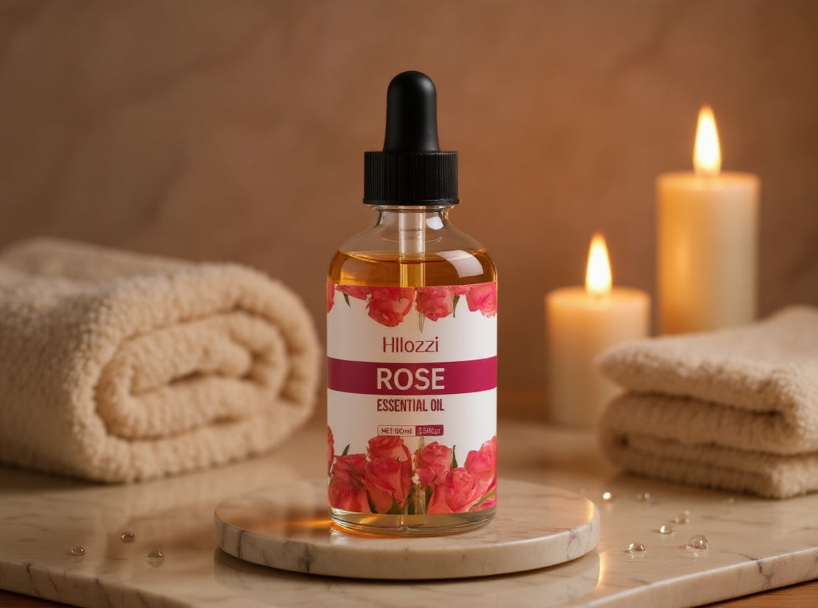 Rose essential oil face and body skin care essential oil moisturizing massage essential oil