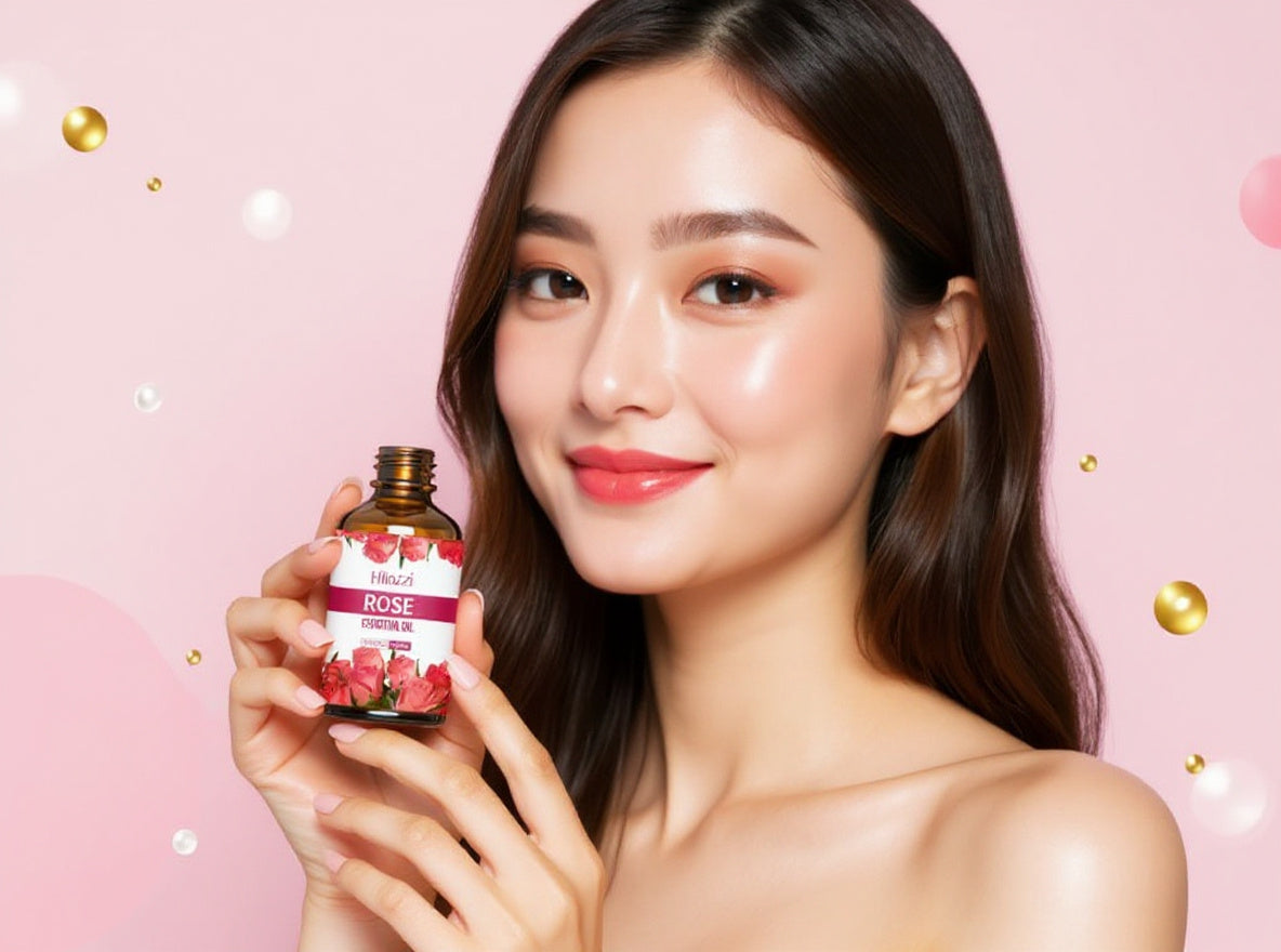 Rose essential oil face and body skin care essential oil moisturizing massage essential oil